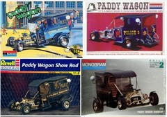 RADIATOR GRILL for Monogram Paddy Wagon 1:24 Model Kit *Cracked Headlight Mount*