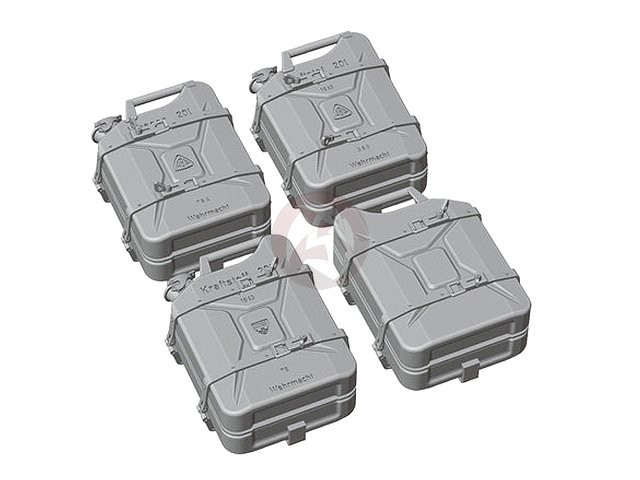 Rado 1/35 Jerrycans for Sd.Kfz.234/4 Pakwagen Armored Car WWII (4 cans) RDM35S51