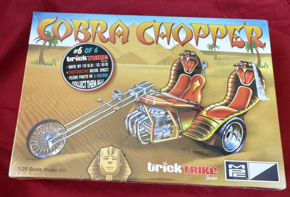 MPC 1/25 Trick Trike Cobra Chopper Plastic Model Kit MPC896 NEW!