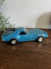 AMT ERTL 1970 Chevrolet Corvette LT-1 Mulsanne Blue Promo GM 6878 Vtg Reissue