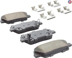 QUALITY-BUILT Premium Ceramic Rear Brake Pads 1001-1284C Compatible with