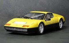 Rare kit Fujimi 1/24 Plastic model kit Ferrari 512BB Yellow Body from Japan 8787