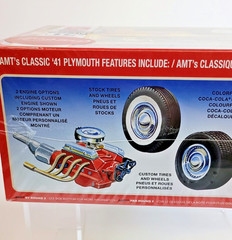 2020 AMT 1:25 Model Kit ’41 PLYMOUTH COUPE COCA COLA w bonus crates ~ NEW SEALED