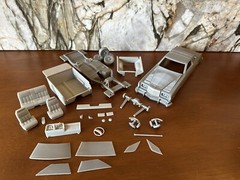 3d Printed 1/25 1977 Ford Thunderbird Model Kit
