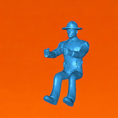 Car Diorama State Trooper Driving Resin 3d printed Unpainted Police LEO Officer
