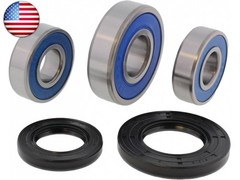 All Balls Racing Wheel Bearing Kit Rear Compatible with/Replacement for Suzuki