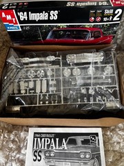 AMT – 1964 Chevrolet Impala SS Model Car Kit Unassembled Open Box Skill Level 2