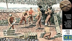 Master Box 3577 – 1/35 – WWII US Artillery Crew Plastic Model Kit For Kids