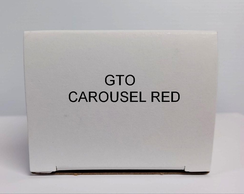 1971 Pontiac GTO Carousel red (orange) Promo Model Box Replica NO CAR