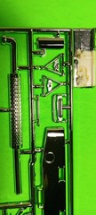 Chrome Sprue Grill Peterbilt 359 Cross Country Hauler 1/25 AMT Mirrors Exhaust
