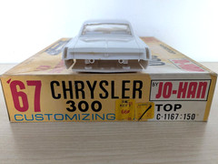 *SUPER RARE! *ORIGINAL VINTAGE JO-HAN 1967 CHRYSLER 300 HT KIT **COMPLETE *L@@K!