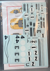 1/32 Starfighter Decals 3008 Ford GT Mk IV 1967 LeMans 24h + Sebring 12h Winner