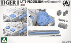 TAKOM 2199 1/35 Scale Tiger I Late Production w/Zimmerit Plastic model Model Kit