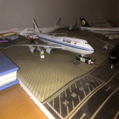 1:400 3d Printed Large Semi-trailer Refueling Truck Airport Static Diorama Model