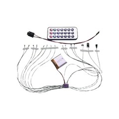 1/24or18 Universal Lighting kitS police Model cars Modific Remote Control LED