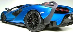 Lamborghini 1:18Race Car12Custom Built Concept Metal Body Model Carousel BLUE 24