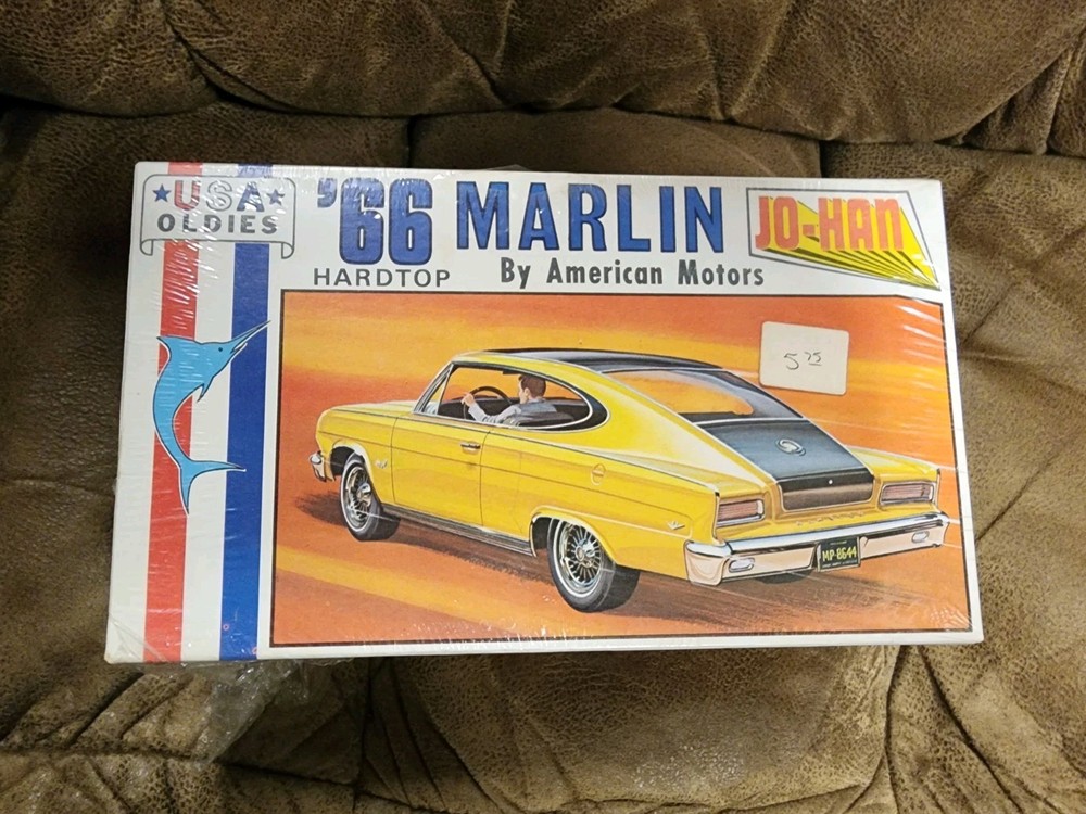 Sealed Vintage JO-HAN 1966 AMC Marlin Model Kit NIB