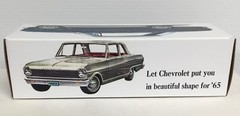 New 1965 Chevrolet Chevy II Nova Custom Made Promo Model BOX ONLY..NO CAR