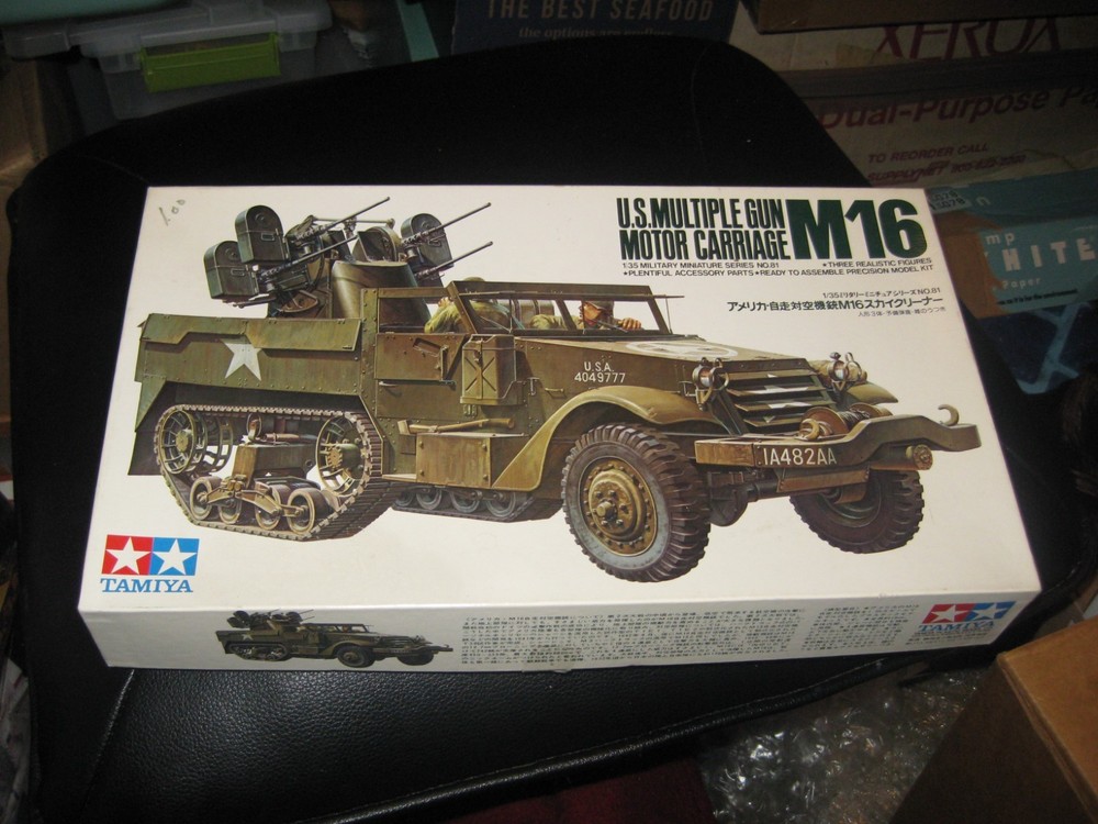 MIB US Multiple Gun Motor Carriage M16 by Tamiya in 1/35 scale