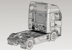 Italeri 1/24 Scale Iveco S-Way Plastic Model Kit IT3963
