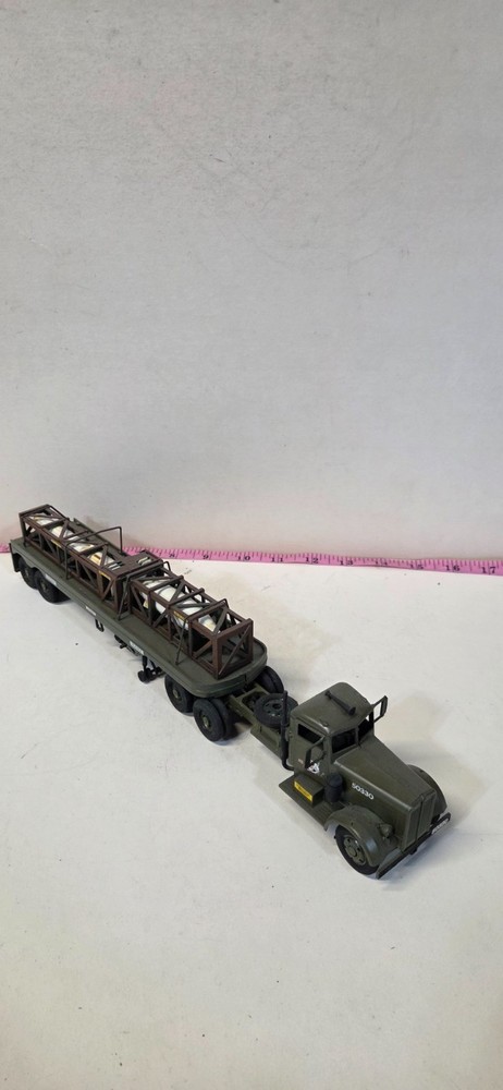 US Army Missile Truck Trailer Cold War Pro Built Painted Small Scale Model