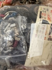 Vintage Model Motorcycle Parts Lot Misc