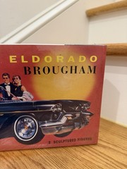Revell Cadillac Eldorado Brougham Model Kit 1244 Sealed Vintage w/ Figures