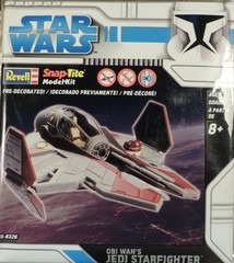 STAR WARS OBI WAN’S JEDI STARFIGHTER REVELL SNAP TOGETHER PLASTIC MODEL KIT