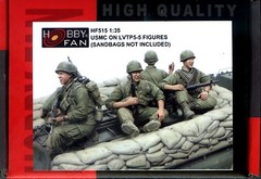 Hobby Fan 1/35 HF-515 USMC on LVTP-5 – 5 Figures (Sandbags not Included)