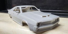 1/24 scale resin 3d printed Outlaw 1970 AMC AMX drag body model slot car