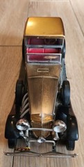 Vintage Metal Craft Pewter Finish Duesenberg 1934 S.J. Town Car Model #6493