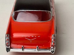 Jo-Han Reissue 1956 DeSoto Sedan Promo Car with Box, Red & Black