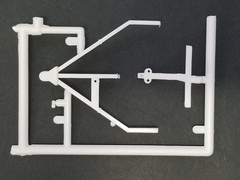 TRAILER TOUNGUE & HITCH , PIN/BALL from 53 Ford F100 Hauler AMT 1:25 Model Kit