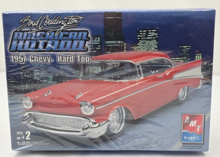 AMT ERTL Boyd Coddington American Hot Rod 1957 Chevy Hard Top 57 Model Car Kit