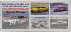 Salvino JR Models “Discount Tire” A. Cindric 2023 Ford Mustang 1/24 Model Kit
