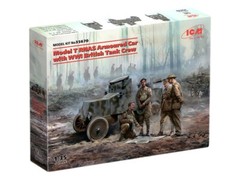 1/35 ICM #35670 Model T RNAS Armored Car With WWI British Tank Crew