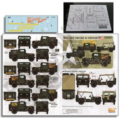 Echelon Fine Details Decals for 1/35 M151 Gun Trucks in Vietnam