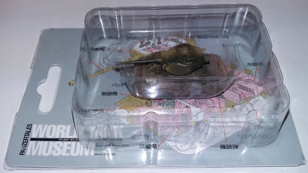 Takara 1/144 World Tank Museum 1. US M4 Sherman. In camouflage. (#6)