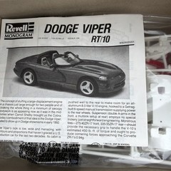 🚨Revell🚨Monogram Dodge🐍Viper🐍RT/10 1/25🇺🇸Model Sealed Parts