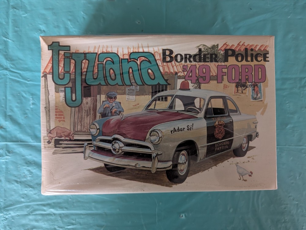 AMT 49 Ford Tijuana Border Police Car VINTAGE RARE FACTORY SEALED.