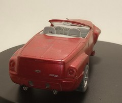 Built 1/25 scale Chevy SSR as a wreck for a diorama
