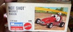 Monogram 6730 Mattel Hot Shot Midget Slot Body Racer model 1/24 KIT McM Niob
