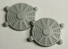 FAB24813 High Performance Electric Cooling Fans 2pc1/24-25th Pressure Cast Resin