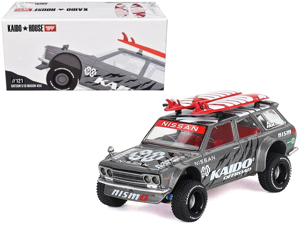 Mini GT KHMG121 1/64 Datsun Kaido 510 Wagon 4×4 RHD (Right Hand