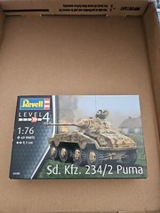 1/76 Sd.kfz. 234/2 Puma Armoured Car, Revell 03288, Factory Sealed, NIB