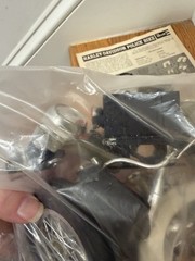 Vintage 1969 Revell Harley Davidson 1/8 Scale Police Bike Motorcycle Kit Parts