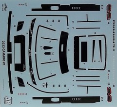 NASCAR DECAL # 1 iFLY INDOOR SKYDIVING – ONX 2022 CAMARO ROSS CHASTAIN 1/24