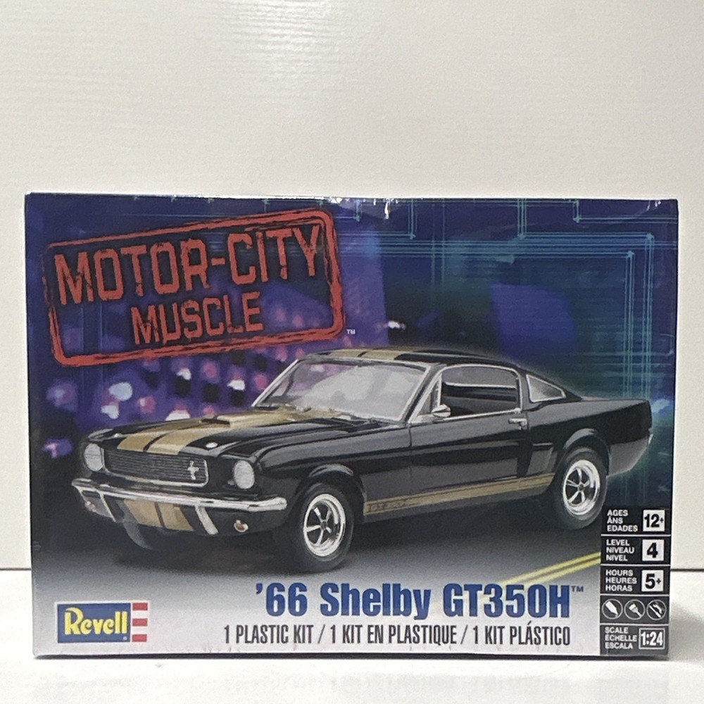Revell Motor City Muscle ’66 Shelby GT350H 1:24 Plastic Kit Decals 85-2482