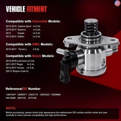 12641847 12608371 High Pressure Fuel Pump Compatible With Chevrolet