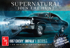 AMT 1124 1:25 1967 Chevrolet Impala Supernatural 4-Door Plastic Model Kit